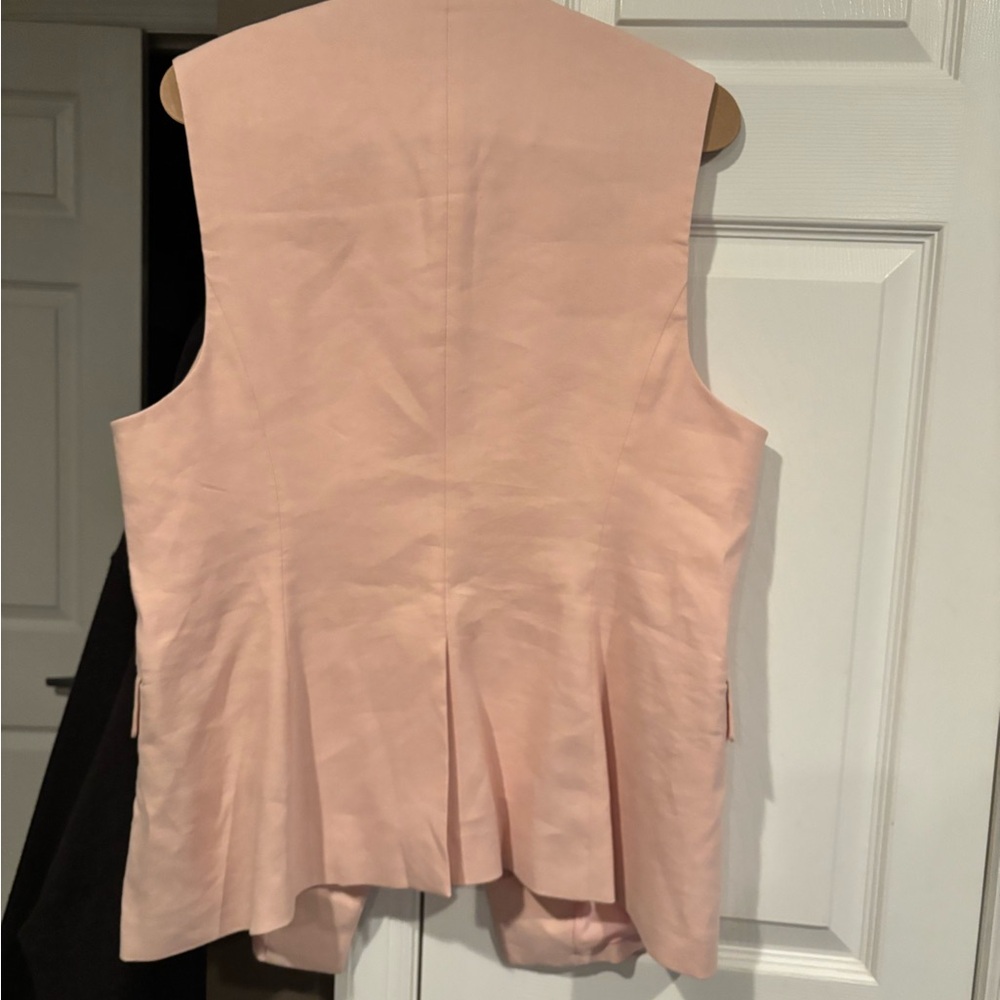 Veronica Beard Pale Pink Sleeveless Vest - Picture 2 of 4